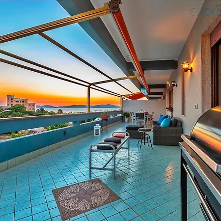 Valencia Penthouse With Spectacular Beachfront Terraces Wifi, Air Conditioning, Close To Beaches Apartamento *