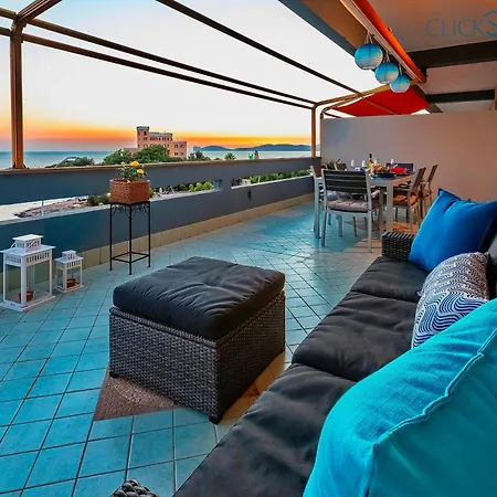 Valencia Penthouse With Spectacular Beachfront Terraces Wifi, Air Conditioning, Close To Beaches Alghero
