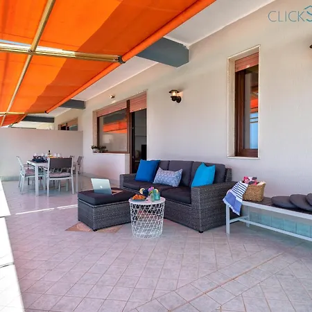 아파트 Valencia Penthouse With Spectacular Beachfront Terraces Wifi, Air Conditioning, Close To Beaches
